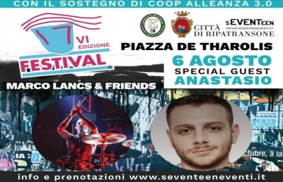Ripatransone, Anastasio e Gio Evan alla sesta edizione del 17 Festival