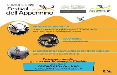 Festival dell’Appennino, il 2 Agosto appuntamento a  Capodipiano 