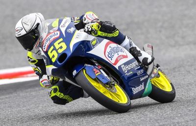 Moto3, Fenati frenato dalla pioggia nelle prime libere in Austria: “Dovremo lavorare tanto per recuperare”