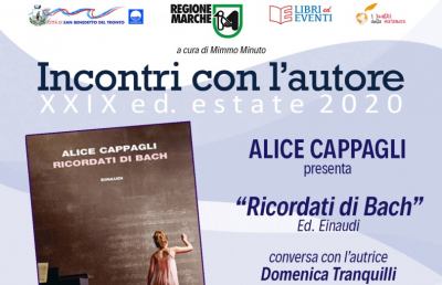 San Benedetto del Tronto, alla Palazzina Azzurra si presenta libro ''Ricordati di Bach''