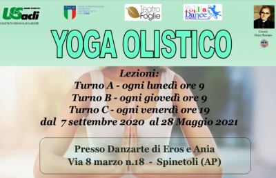Pagliare del Tronto, dal 7 Settembre tre appuntamenti settimanali con lo yoga