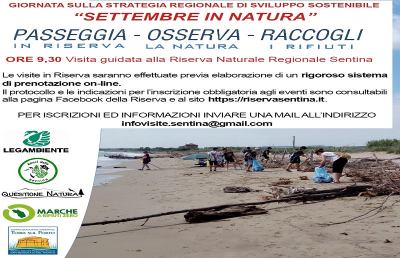 Riserva Sentina, appuntamento con ''Passeggia – Osserva – Raccogli''