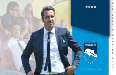 Pescara, Oddo torna ufficialmente in panchina dopo aver firmato un contratto biennale