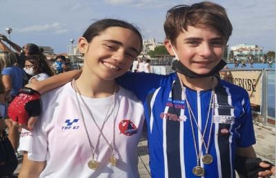 Pattinatori Sambenedettesi, i giovanissimi brillano nelle gare a Senigallia