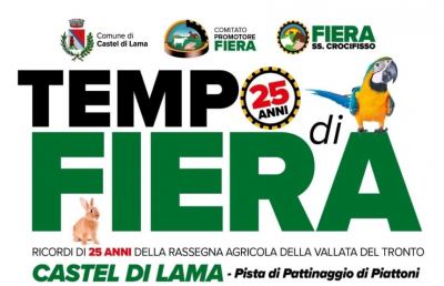 Castel di Lama, è comunque ''Tempo di Fiera'' dal 4 al 6 Settembre a Piattoni