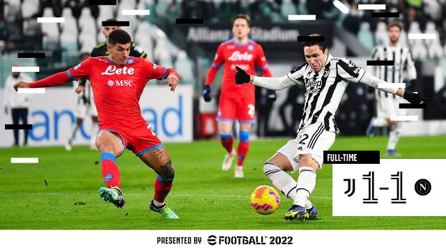Juventus-Napoli 1-1, highlights