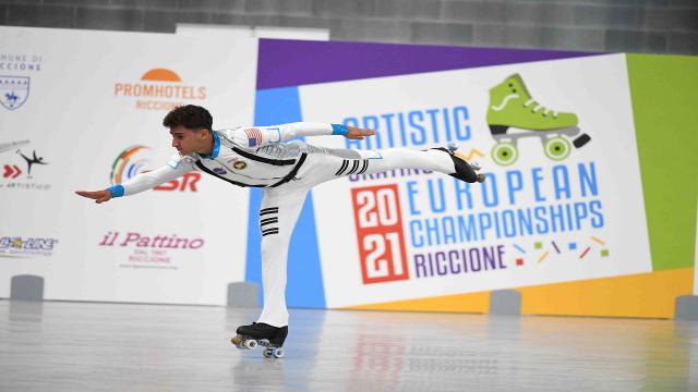 Pattinaggio artistico: Diavoli Verde Rosa, Bovara quinto ai Campionati Europei di Riccione