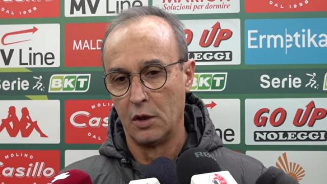 Bari-Cosenza 0-0, voci Marino (“Le occasioni non sono mancate”) e Caserta (“Prestazione di sacrificio”) 