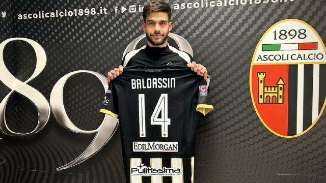 Ascoli Calcio, per il centrocampo prelevato ufficialmente dal Campobasso il trentenne Luca Baldassin
