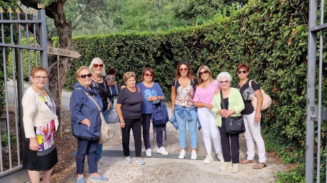 Grottammare, pensionati Cna Picena in visita alla dimora storica di Villa Sgariglia