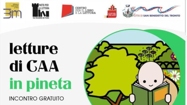 San Benedetto, al via ''Lettura di CAA in Pineta'' con la Biblioteca ''Lesca'' e michelepertutti