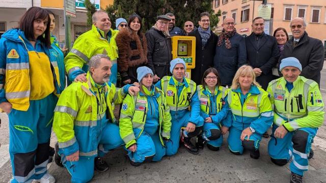 San Benedetto del Tronto, inaugurata una postazione pubblica per la defibrillazione precoce di comunità