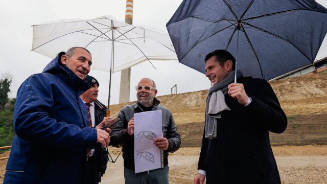 Ascoli, sopralluogo area ex Carbon. Fioravanti: “Conclusione della bonifica della vasca di prima pioggia”