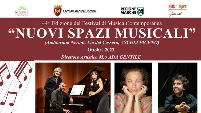 Ascoli Piceno, definito programma Festival 'Nuovi Spazi Musicali'. Sei concerti e cinque 'Operine tascabili'