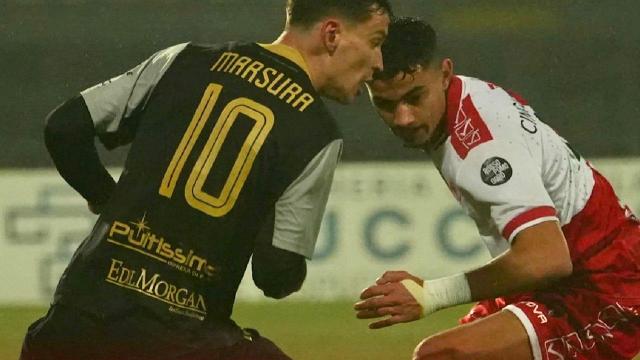 Rimini-Ascoli 2-0, espulso Marsura a fine primo tempo ed i romagnoli ne approfittano con Parigi e Cioffi