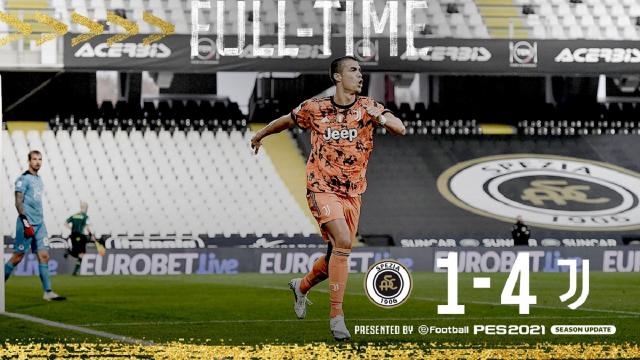 Spezia-Juventus 1-4, highlights