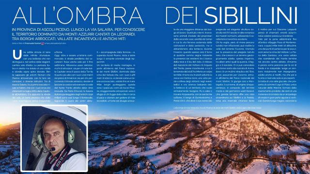 Il Piceno e i Sibillini sulla ‘Freccia’ (rivista di FS Italiane) grazie al fotografo sambenedettese Emanuele Santori