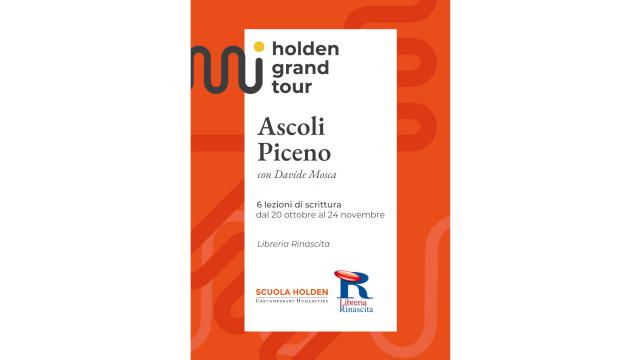 Ascoli Piceno, alla Libreria Rinascita ''Corso di scrittura Scuola Holden'' con Davide Mosca