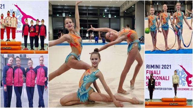 Progetto Ritmica San Benedetto, brillano le farfalle al Campionato Nazionale di Rimini