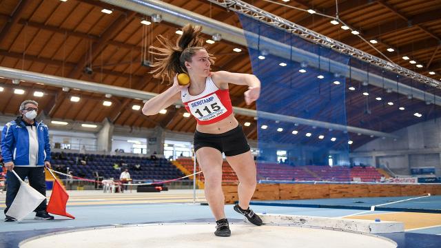 Atletica leggera, la pesista Coppari d'argento ai Campionati italiani allievi indoor