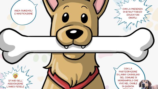 'Un cittadino a 4 zampe', evento organizzato dal Comune di Monsampolo per promuove la corretta gestione dei cani
