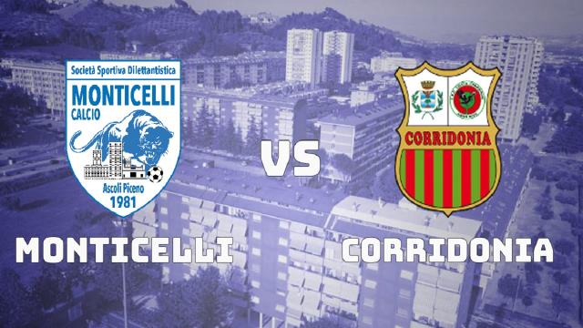 Promozione girone B, il Monticelli supera 3-1 il Corridonia con una tripletta di Paolini