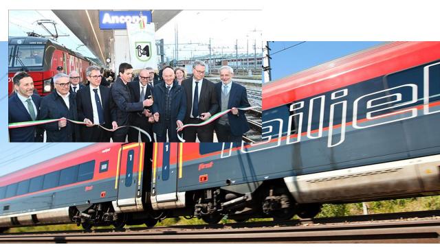 Arrivato ad Ancona il primo treno Railjet da Monaco: un ponte ferroviario tra la Germania e le Marche