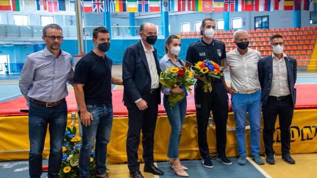 Atletica leggera, massimi vertici Regione Marche rendono omaggio all'oro olimpico Tamberi