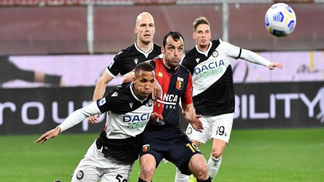 Genoa-Udinese 1-1, highlights