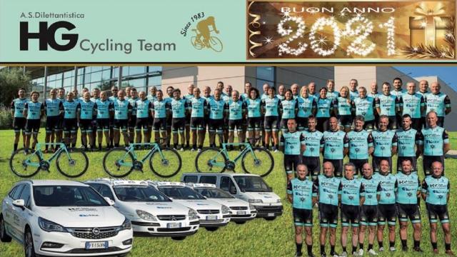 Ciclismo amatoriale: Montegiorgio, venticinque volti nuovi per l’HG Cycling Team 2021