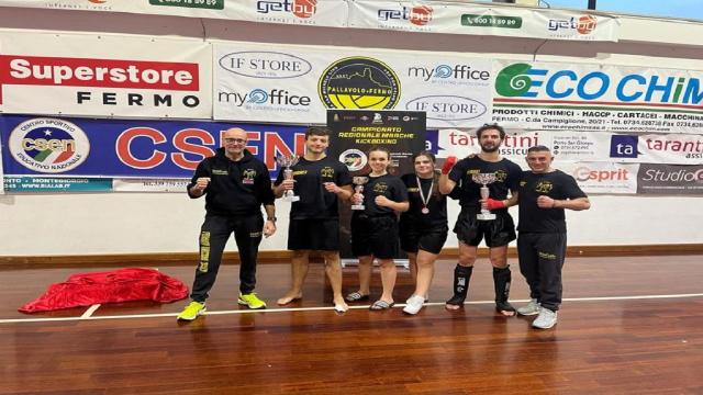 Kick Boxing Ascoli, ottimi risultati ai Campionati Regionali di Fermo
