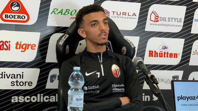 Ascoli Calcio, Zedadka: “Preferisco giocare a sinistra. Con la Feralpisaló faremo punti, sono fiducioso”