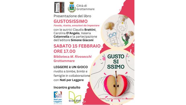 Grottammare, presentazione del libro ''Gustosissimo'': favole e ricette in Biblioteca