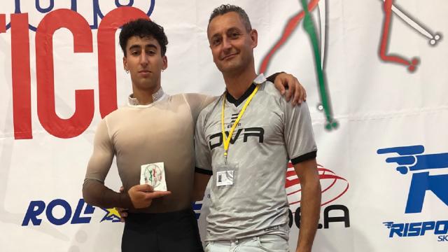 Pattinaggio artistico: Diavoli Verde Rosa, Kevin Bovara settimo ai Campionati Italiani Assoluti