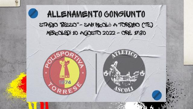Atletico Ascoli, vittoria per 3-2 nel test amichevole con la Polisportiva Torrese