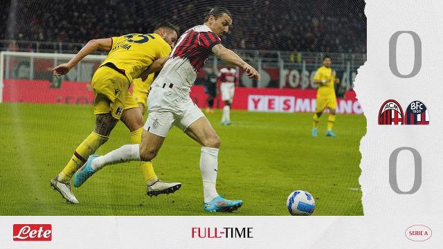 Milan-Bologna 0-0, highlights