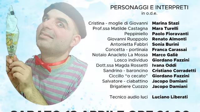 Monteprandone, compagnia teatrale 'Anime sul palco' presenta lo spettacolo 'Peppiniello non lo fa più'