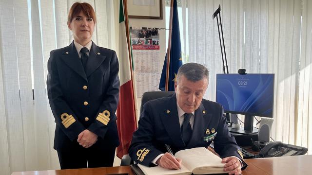 Il Direttore Marittimo delle Marche in visita istituzionale alla Capitaneria di porto di San Benedetto del Tronto