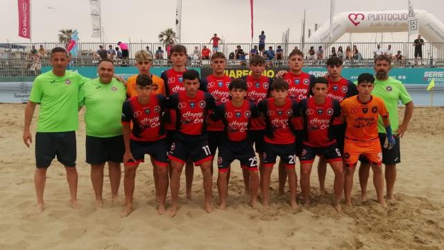 Beach soccer, l'Happy Car Samb Under 20 chiude al meglio la tappa di Viareggio battendo Catania