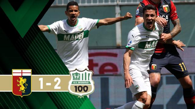 Genoa-Sassuolo 1-2, highlights