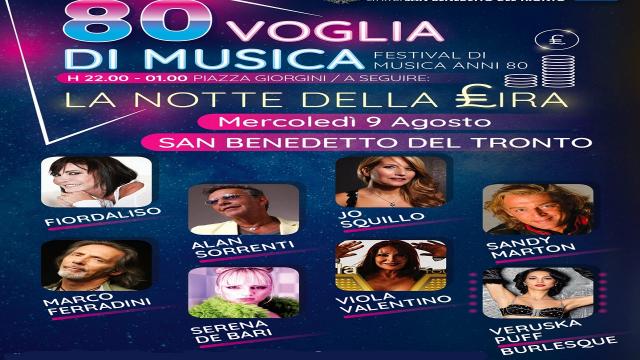 San Benedetto: ''Notte della Lira'', divieti di sosta e transito nelle vie del centro 