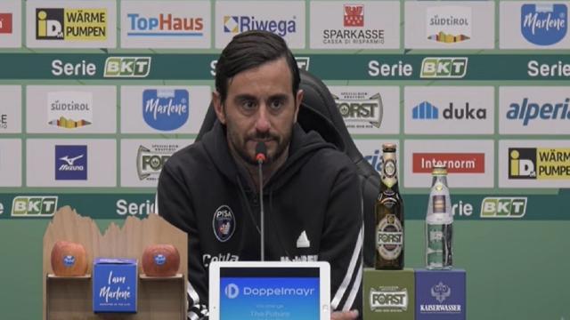 Sudtirol-Pisa 1-2, voci Bisoli (“Gara compromessa in 10 minuti”) e Aquilani (“Ci soddisfa come è arrivata la vittoria”)