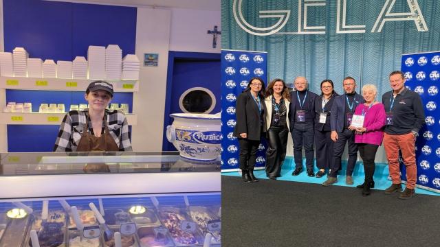 Ascoli Piceno, Valentina Ferri di 'Cico Blu' premiata come Giovane Maestro Gelatiere al Sigep di Rimini