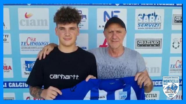 Monticelli Calcio, il giovane attaccante Bernabei promosso in prima squadra