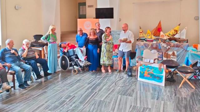 San Benedetto del Tronto: residenza Anni Azzurri Kos 'San Giuseppe' , presentata mostra con tanti artisti cittadini 
