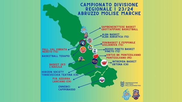 Sambenedettese Basket e Grottammare Basketball, concluso il trasferimento al Comitato Regionale Abruzzo