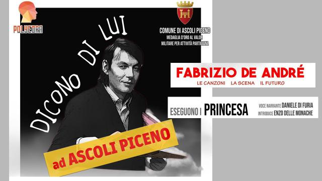 Al Ventidio Basso di Ascoli Piceno l’omaggio dei ‘Princesa’ a Fabrizio De André 
