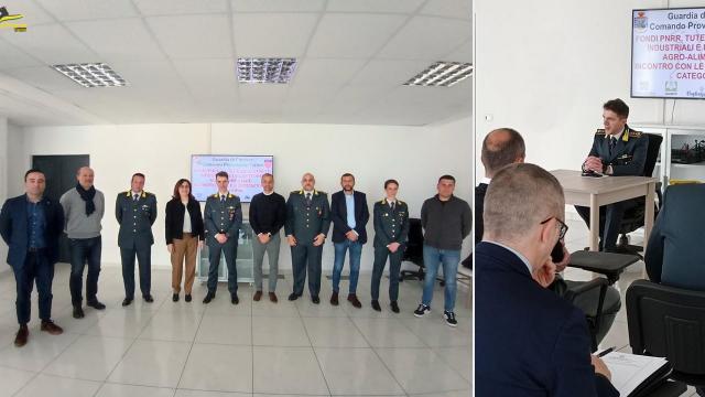Fondi PNRR, Guardia Finanza Fermo e vertici associazioni di categoria insieme a tutela della legalità