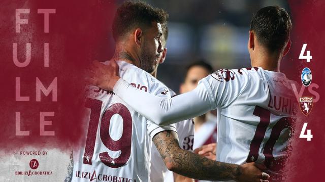 Torino-Atalanta 2-2, highlights