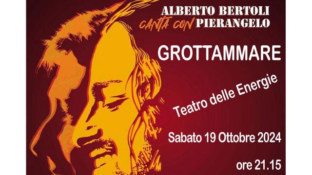 Al Teatro delle Energie di Grottammare Alberto Bertoli ''canta con Pierangelo'': evento promosso da Lido degli Aranci